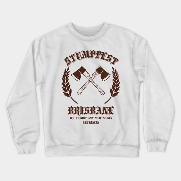 stumpfest brown Crewneck Sweatshirt by Diegosevenstar